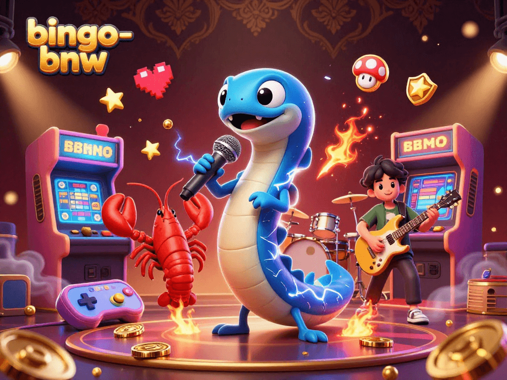 Engage in exhilarating gameplay with bingo-bnw, featuring vibrant bingo characters and gaming elements.