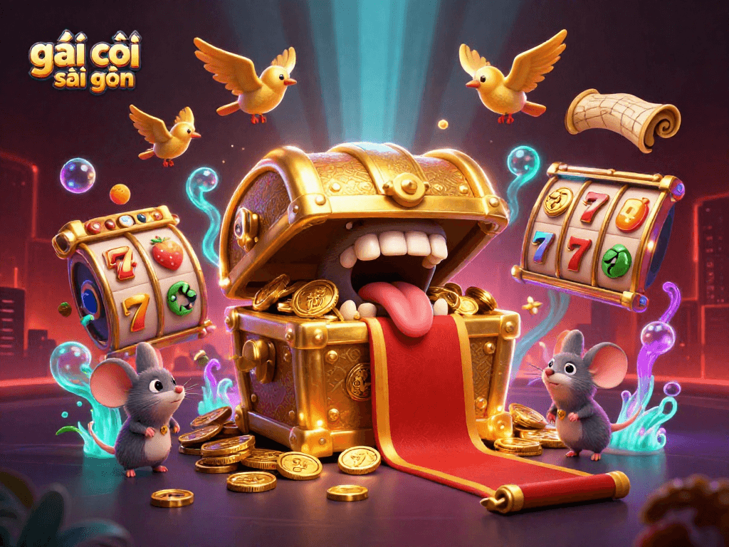 Engage with the world of gái gọi sài gòn exploring vibrant casino elements in a dynamic scene.