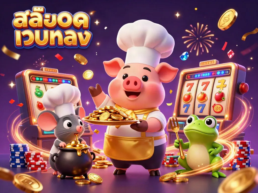 เกมสล็อตเว็บตรง ที่เต็มไปด้วยความสนุกและการตื่นเต้นในฉาก 3D