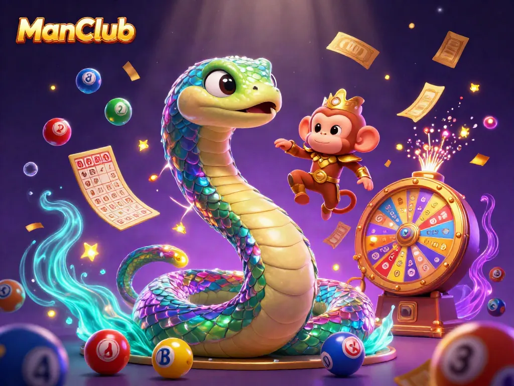 Engage in thrilling gameplay at ManClub with vibrant casino elements and dynamic characters.