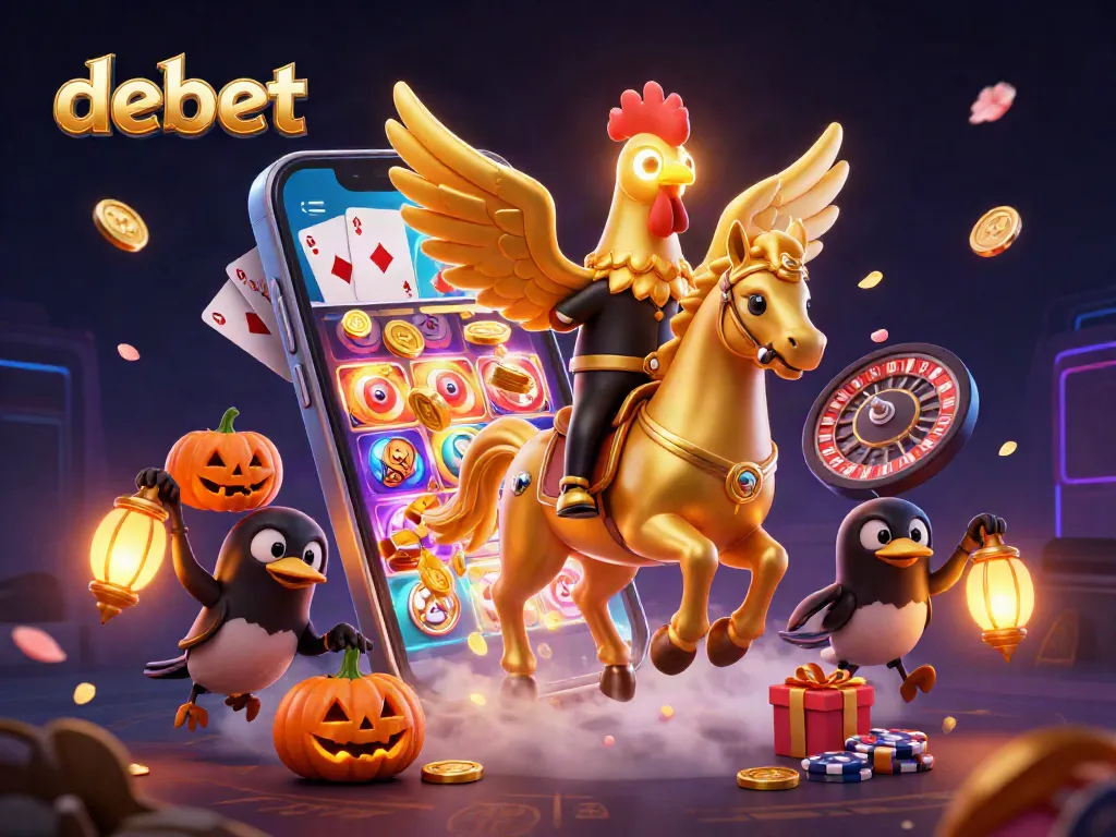 Experience thrilling gameplay with debet in a vibrant casino filled with captivating elements.