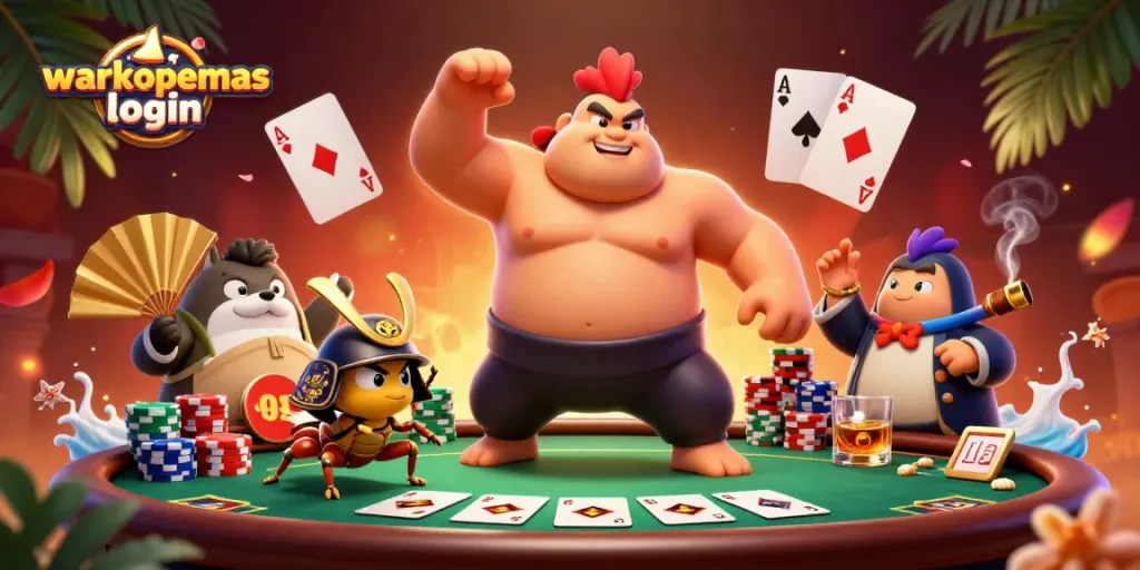 Masuk warkopemas login untuk bermain poker dengan karakter unik dan seru