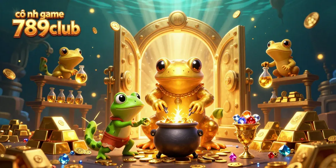 Join the excitement at cổng game 789club with alchemists turning metals into treasure in this vibrant scene.