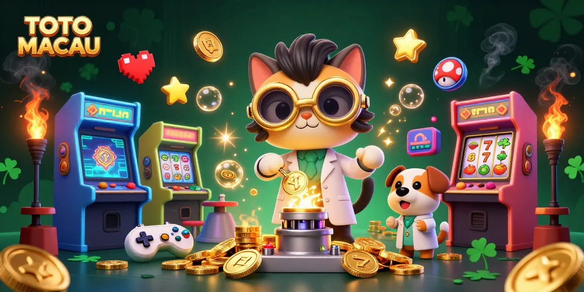 Play TOTO MACAU and win big with vibrant gambling-themed elements and engaging characters.