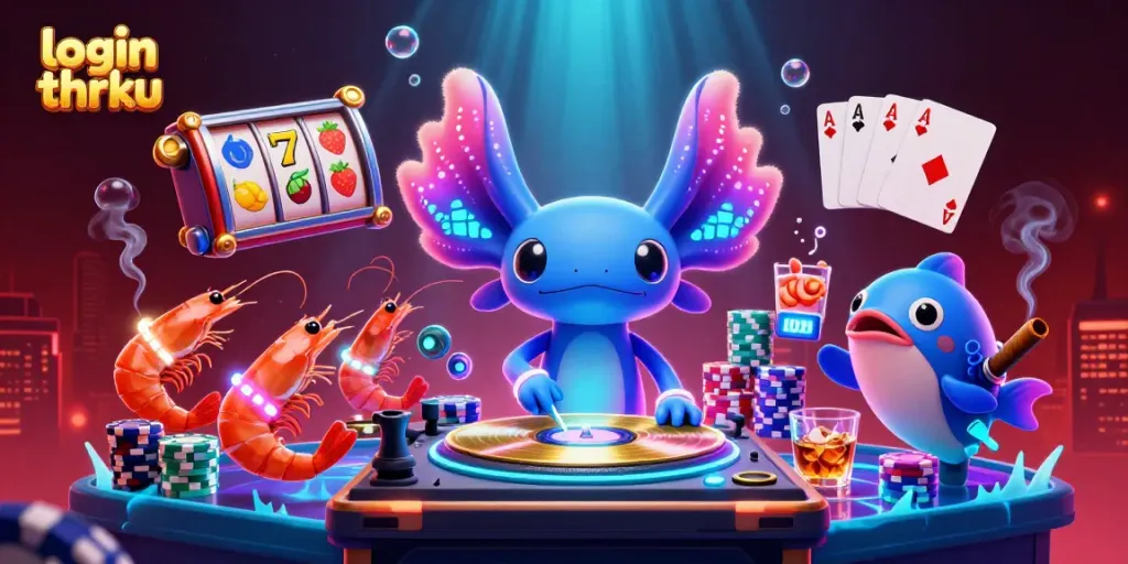 Engage in thrilling gameplay with login thrku showcased in a vibrant underwater casino scene.