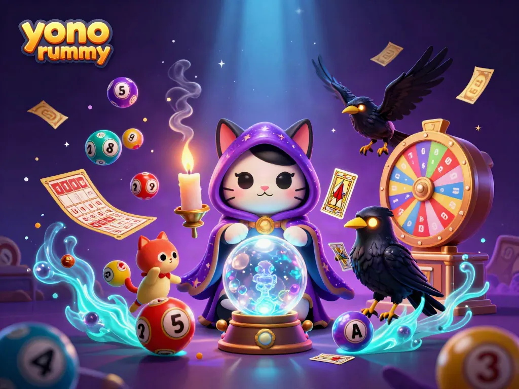 Menangkan permainan yono rummy dengan kartu dan mystik dalam suasana meriah.
