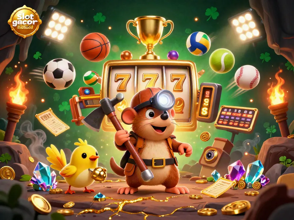 Gain insights into slot gacor thailand strategies with our captivating casino illustration.